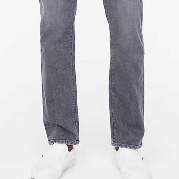 J. Crew Factory bg156 Straight-fit grey jean in signature flex - NWT 34/30 - Picture 4 of 13